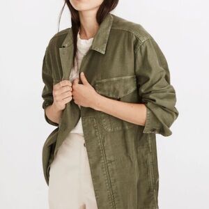 Madewell Utility Jacket in Olive
